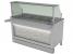 Salad bar linie autoservire, Ideal Inox, 4 GN, inox, design piatra si lumina led