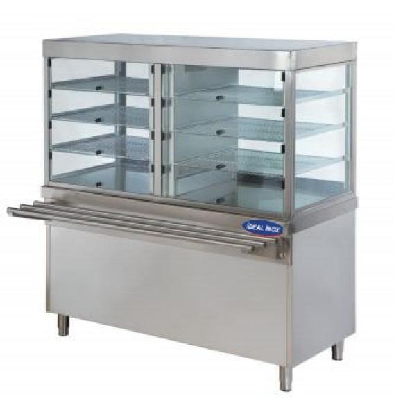 Vitrina frigorifica prezentare, linie autoservire, Ideal Inox