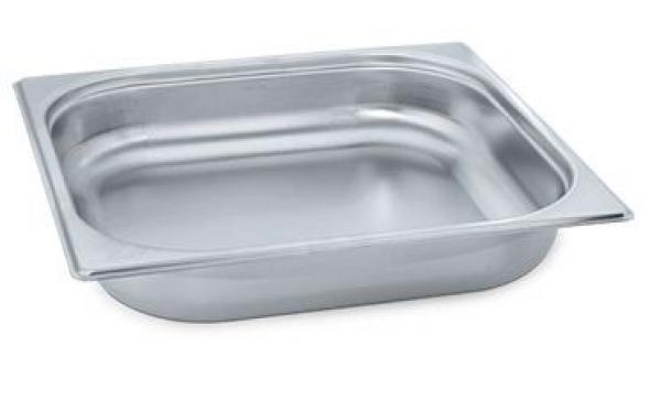 Tava inox tip gastronom 1/2 - 200 mm, IDEAL INOX,  capacitate 12.5 l