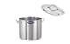 Oala inox cu capac profesionala cilindrica 50 l, Ideal Inox, inox 18/10, dimensiuni 40x40 (h) cm