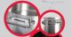 Oala profesionala inox cu capac si 2 manere, capacitate 36 l, Ideal Inox, dimensiuni cm 50x20 (H)