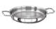 Tigaie pentru omleta, IDEAL INOX, realizata din otel inoxidabil 18/10, dimensiuni cm 24 x 3(H)