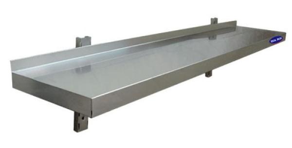 Raft perete inox cu o polita, Ideal Inox, 900x300x300