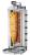 Aparat shaorma / aparat kebab 5 arzatoare, Ideal Inox, motor sus CLR.KLG222