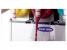 Dozator bauturi cu granita, ceai, crema de cafea, crema de cappucino, serbet, slush, Ideal Inox, doua cuve, 12 l + 12 l, inox