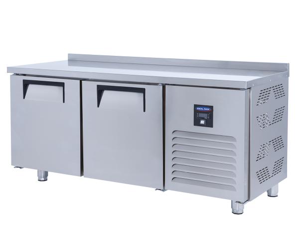 Frigider profesional tip masa cu 2 usi, Ideal Inox, 1400x600x600, volum net 190 l, depozitare echipamente