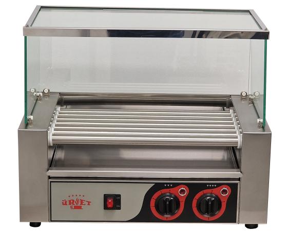 Grill Hot Dog sau carnati cu 7 role, Ideal Inox