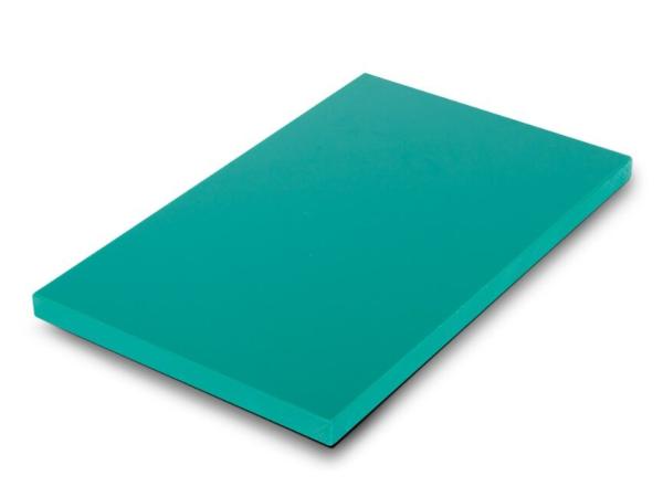 Blat polietilena verde pentru legume si fructe, Ideal Inox, 400x600x40 mm