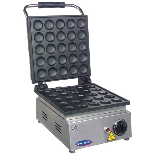 Aparat de facut Bubble Waffles, Ideal Inox, 25 buc