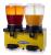 Aparat limonada, sucuri fara particule, 2 cuve 22 l, Ideal Inox, carcasa galbena, termostat manual