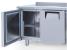 Masa rece inox cu 3 usi si chiuveta, Ideal Inox, 2000x700x850, volum net 515 l
