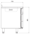 Masa rece inox cu 3 usi si chiuveta, Ideal Inox, 2000x700x850, volum net 515 l