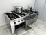 Aragaz profesional cu 8 ochiuri si 2 cuptoare, Ideal Inox, 2000x1000x850, Gaz Natural
