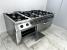 Aragaz profesional cu 8 ochiuri si 2 cuptoare, Ideal Inox, 2000x1000x850, Gaz Natural