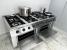 Aragaz profesional cu 8 ochiuri si 2 cuptoare, Ideal Inox, 2000x1000x850, Butelie
