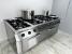 Aragaz profesional cu 8 ochiuri si 2 cuptoare, Ideal Inox, 2000x1000x850, Butelie