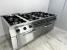 Aragaz profesional cu 8 ochiuri si 2 cuptoare, Ideal Inox, 2000x1000x850, Butelie