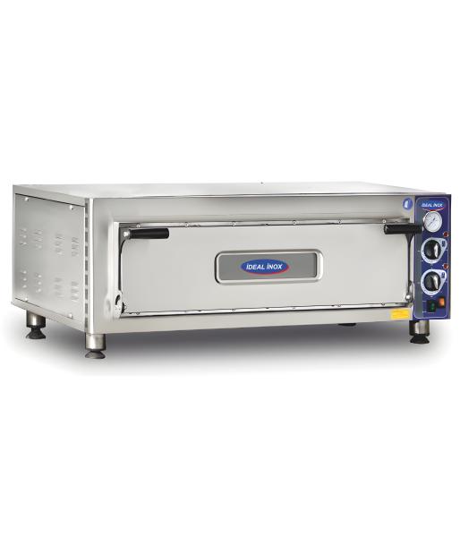 Cuptor pentru pizza pe gaz, Ideal Inox, 4 pizza x 30 cm
