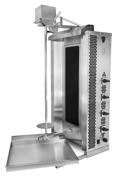 Aparat kebab electric cu 3 arzatoare, Ideal Inox