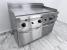 Gratar profesional pe butelie cu suprafata neteda de 120 cm lungime, Ideal Inox, Linia 700
