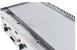 Gratar placa striata si neteda de 10 mm grosime, Ideal Inox, 900x500x250, butelie, Linia 500