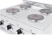 Aragaz profesional electric cu 4 ochiuri 600x500x250, Ideal Inox, Linia 500