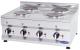 Aragaz profesional electric cu 4 ochiuri 600x500x250, Ideal Inox, Linia 500