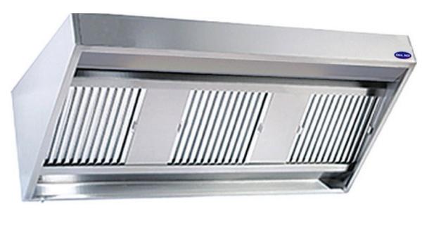 Hota inox perete cu filtru Snack, Ideal Inox, 4500x1100x500