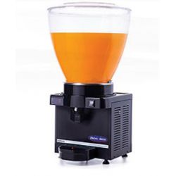 Distribuitor ayran, braga, sucuri naturale de fructe cu particule, limonada, 1 cuva 40 l, Ideal Inox, carcasa neagra, termostat digital
