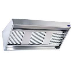 Hota inox perete cu filtru tip Snack, Ideal Inox, 1250x700x500