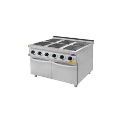 Masina de gatit electrica cu 6 plite patrate, Ideal Inox