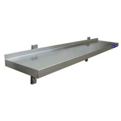 Raft perete inox cu o polita, Ideal Inox, 800x300x300