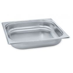 Tava inox tip gastronom 1/2 - 200 mm, IDEAL INOX,  capacitate 12.5 l