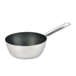 Tigaie profesionala sote, Ideal Inox, diametrul cm 24 x 8 (H), interior antiaderent, capacitate 2.5 l