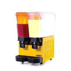 Aparat dozator 1 cuva suc, ceai rece, limonada, cafea rece si 1 cuva ayran, salgam, braga, iaurt, 20 l + 20 l