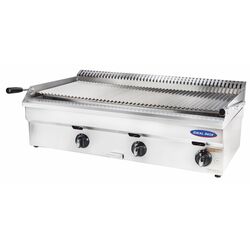 Gratar cu roca vulcanica, Ideal Inox, 1000x550x250, Butelie, Linia Eco