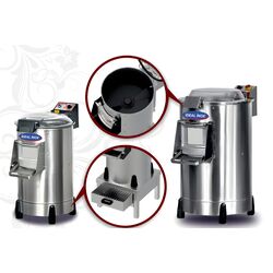 Masina de curatat cartofi, morcovi, sfecla, 10 Kg , Ideal Inox, 220 V, filtru