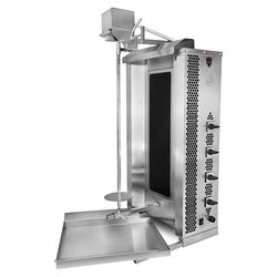 Aparat kebab electric cu 3 arzatoare, Ideal Inox