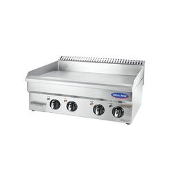 Gratar electric cu suprafata striata, Ideal Inox, 700x550x250, Linia Eco