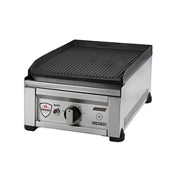Gratar electric placa din fonta striata 30 cm, Ideal Inox, Linia Star