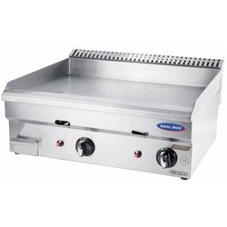 Gratar gaz cu suprafata striata, Ideal Inox, 700x550x250, Linia Eco