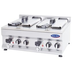 Friteuza electrica dubla, Ideal Inox, Linia 500
