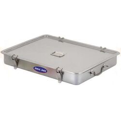 Tava din aluminiu cu capac si clipsuri pentru inchidere, 40x60x5 cm